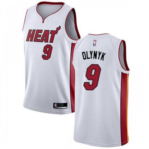 Heat Kelly Olynyk #9 High-Quality 2024 Icon NBA Swingman Jersey White