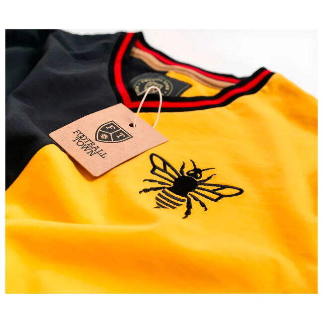 Adult The Black Wasp Home Retro Football Shirt