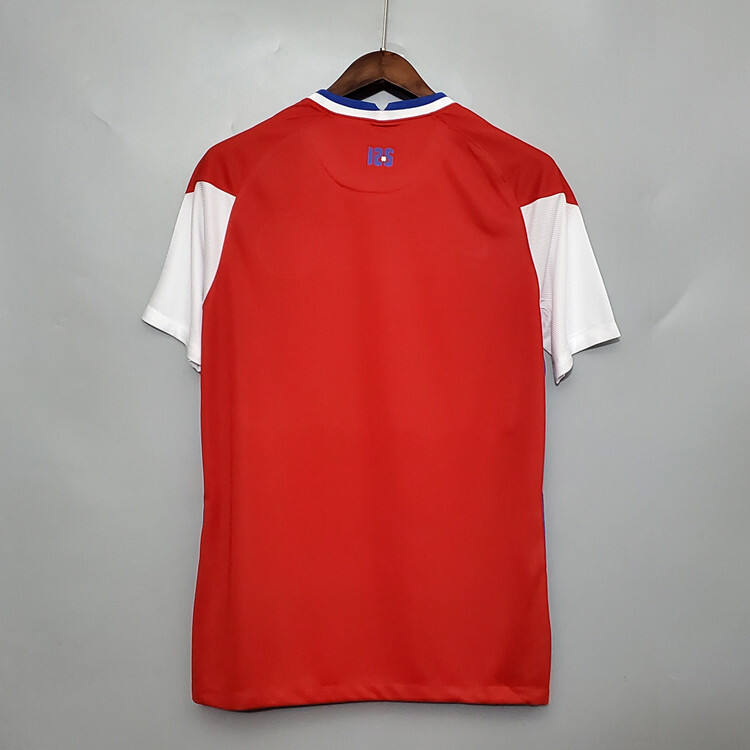 Chile 2020-21 Home Red Soccer Jersey Football Shirt - Official