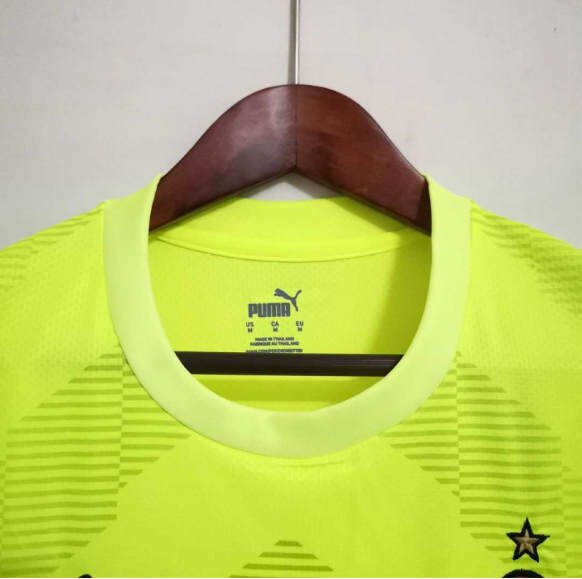 AC Milan 2223 Green Goalkeeper Soccer Jersey Football Shirt -