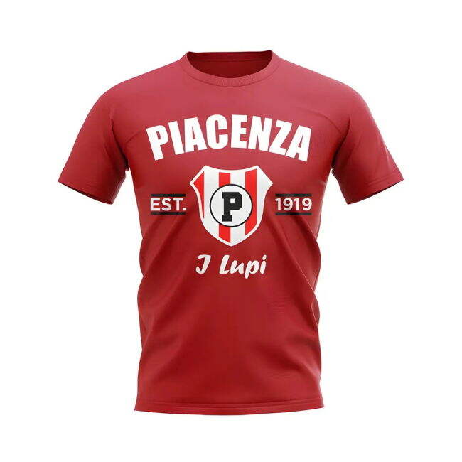 Piacenza Established Football T-Shirt (Red)