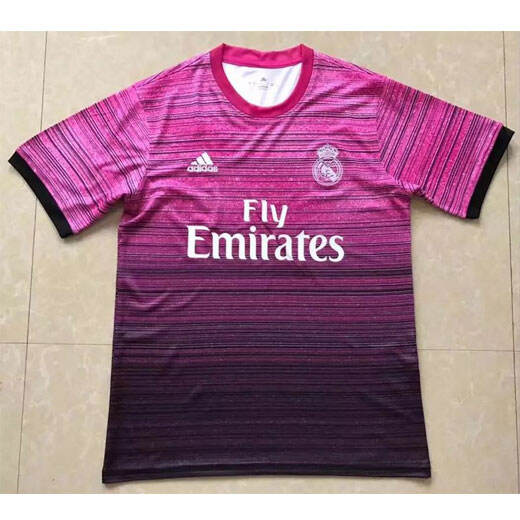 Real Madrid Pink Black 201718 Polo Jersey Shirt - Official Replica