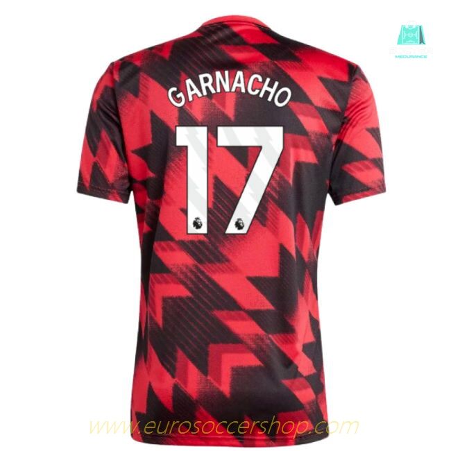 2025-2026 Man Utd Pre-Match Shirt (Red) (Garnacho 17)