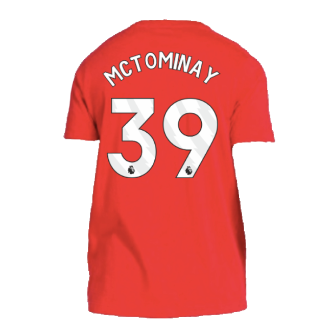match worn 2024-2025 Man Utd DNA Tee (Red) (McTominay 39)