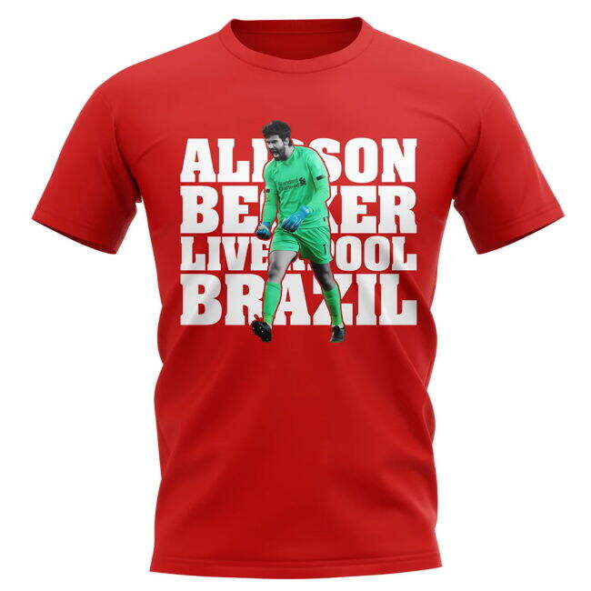 Premium Liverpool Alisson Becker Liverpool Player T-Shirt (Red)