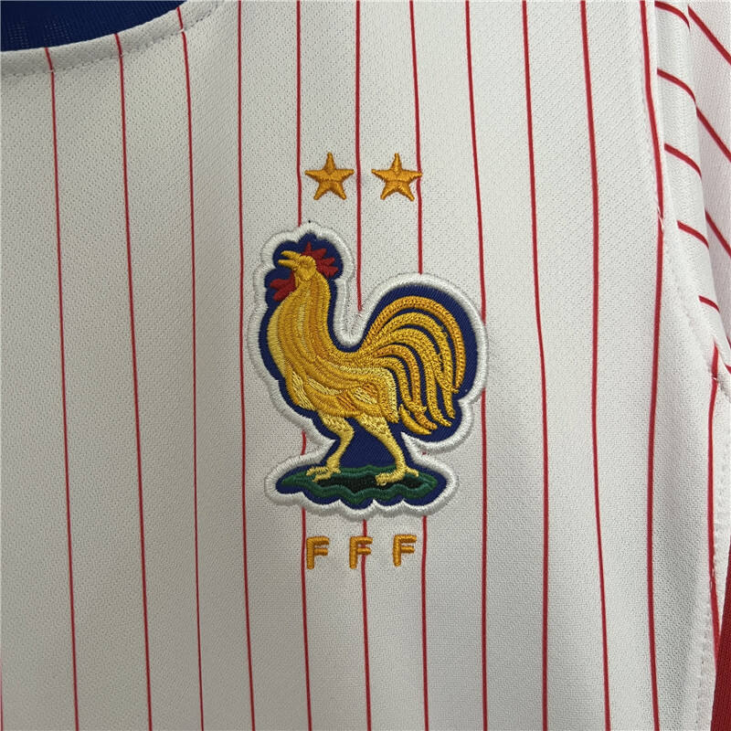 UEFA Euro 2024 France Away Women's Football Shirt Soccer Jersey -