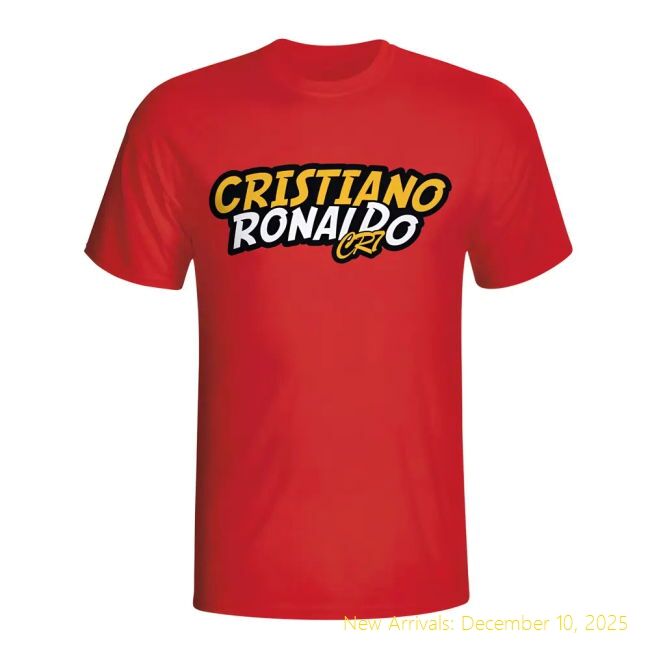 Top Grade Cristiano Ronaldo Comic Book T-shirt (red) - Kids - Best