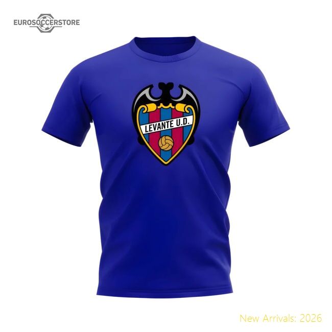 Levante Badge T-shirt (royal Blue) - Supporter Edition - Collectors Item