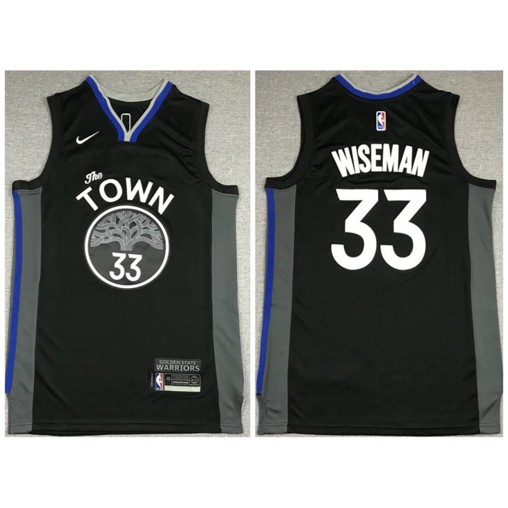 Durable Golden State Warriors 33 Jersey Black City Edition - Basketball Fan Gear