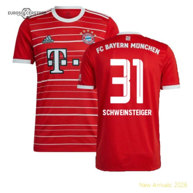 2022-2023 Bayern Munich First Jersey (schweinsteiger 31) - Economical