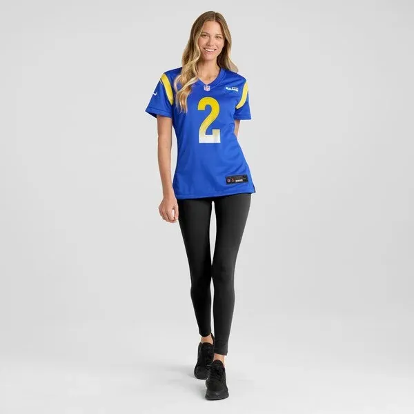 Performance Los Angeles Rams Game Jersey - Premium Royal NFL Fan Je...