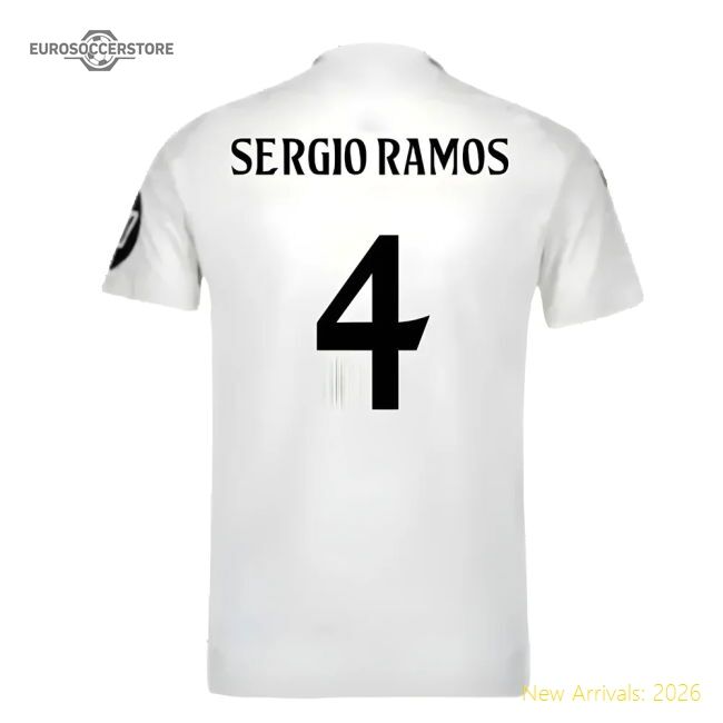 First-class 2024-2025 Real Madrid Authentic Home Kit (sergio Ramos 4)