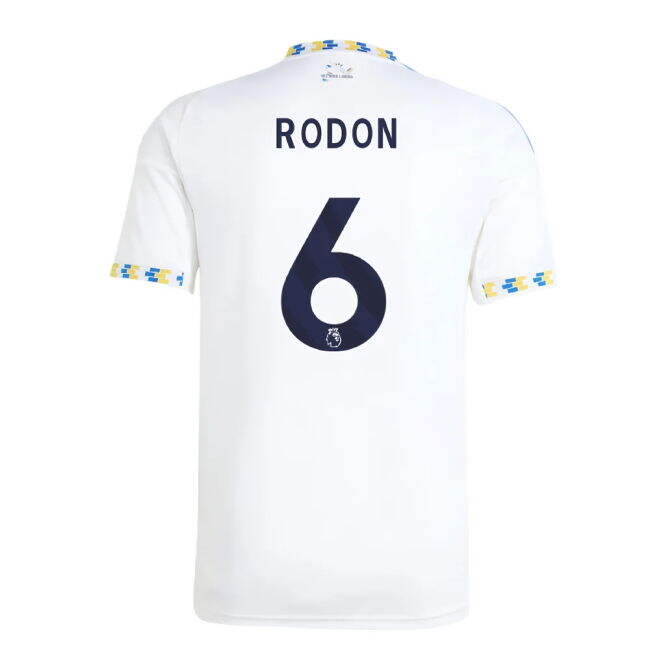 2025-2026 Leeds United Home Shirt (Rodon 6) - official style
