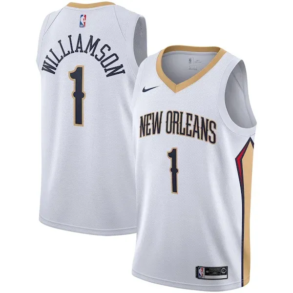 Zion Williamson NOP Swingman Jersey - authentic NBA - Navy athletic
