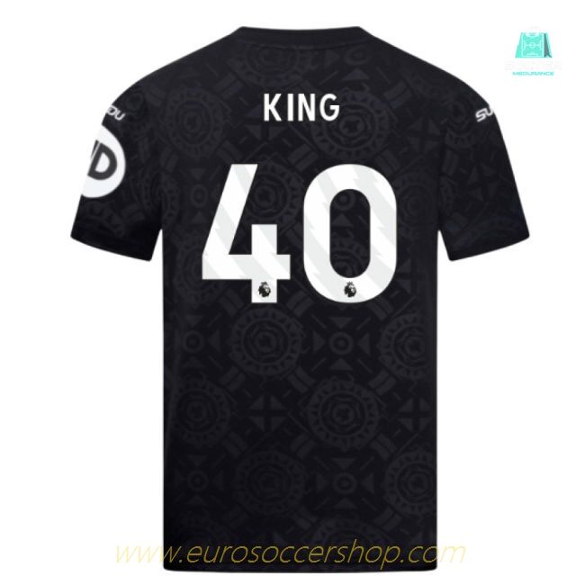 2025-2026 Wolves Goalkeeper Home Shirt (Black) - Kids (King 40)
