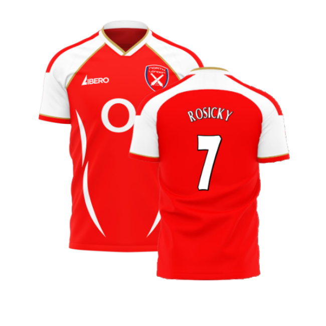 vintage North London Reds 2006 Style Home Concept Shirt (Libero) (R...