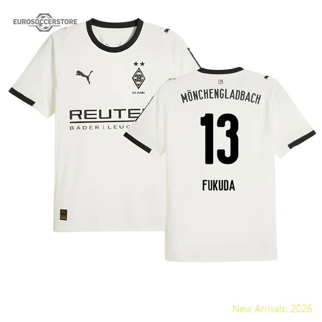 2025-2026 Borussia Mgb Home Shirt (fukuda 13) - Official Design