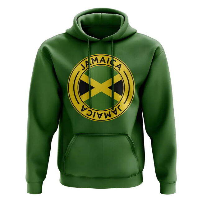 Jamaica Football Badge Hoodie (Green)