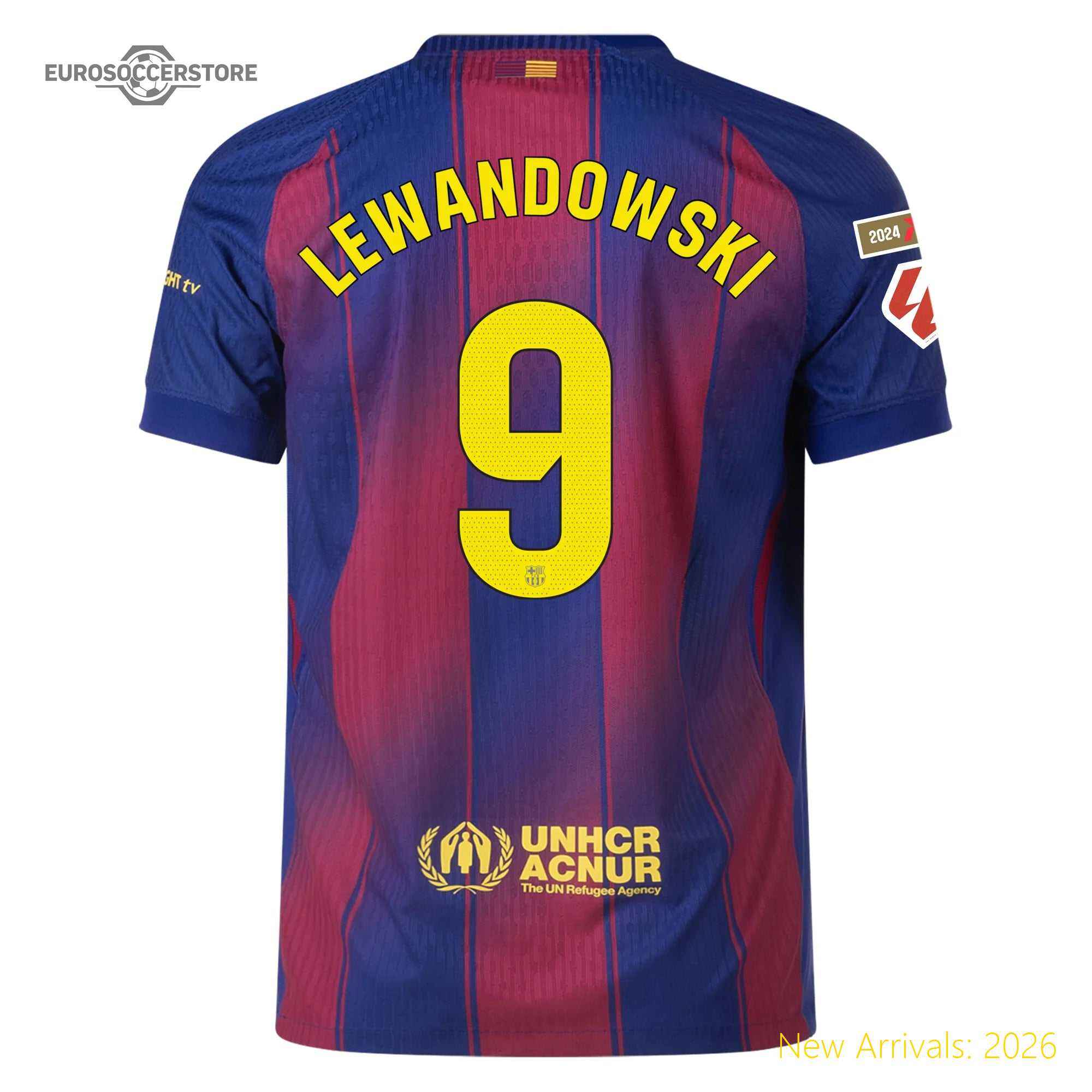 Men Bar Lewandowski Barcelona Home Home Superior Jersey 2023