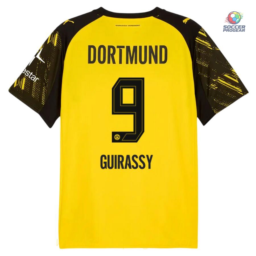 BVB Dortmund Home Team Jersey Children Team Jersey 2025/26 Collection Guirassy