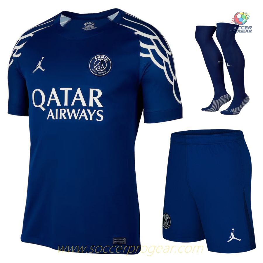 PSG Fourth 2024-25 Edition Youth Football Kit Football Jersey