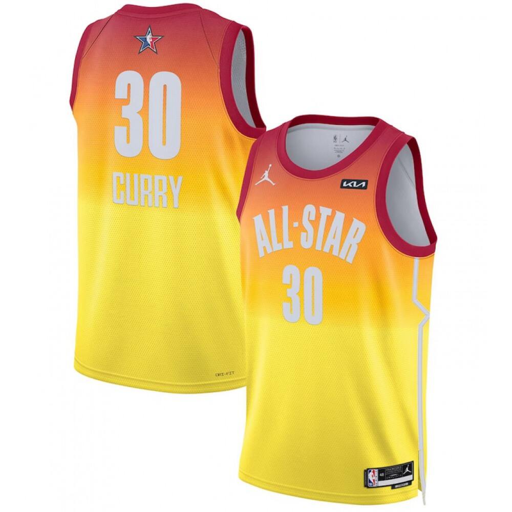 Performance Stephen Curry30 Orange Jersey - - Fan Favorite