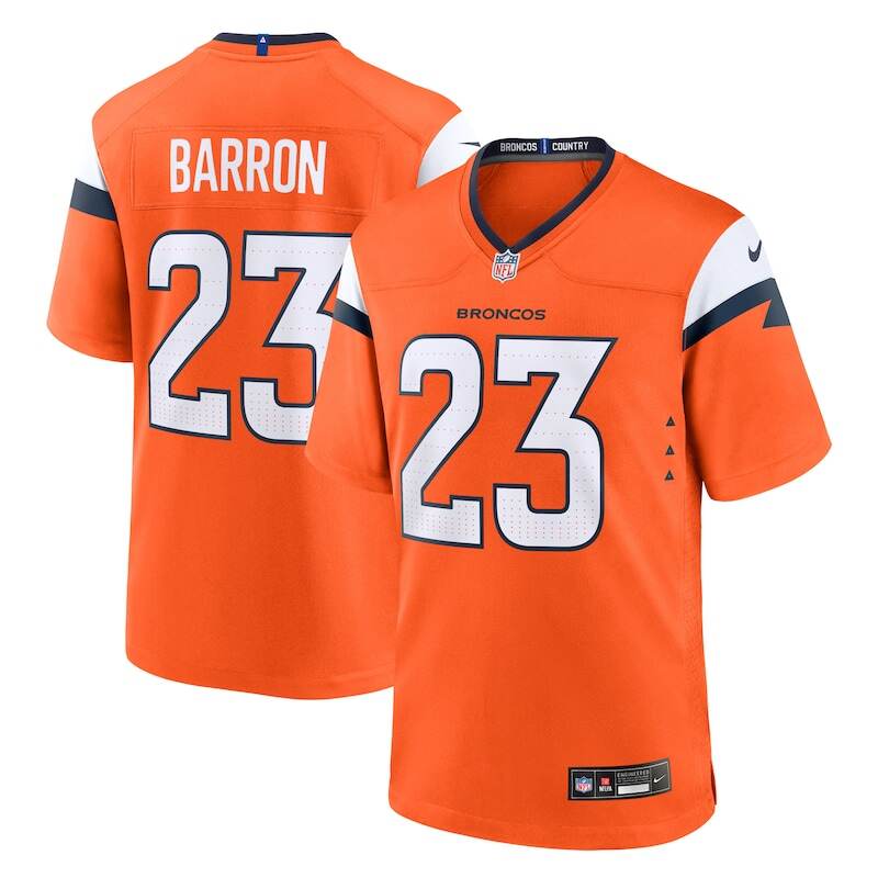 None Jahdae Barron Denver Broncos Great Value Fan Apparel Game Day Wea