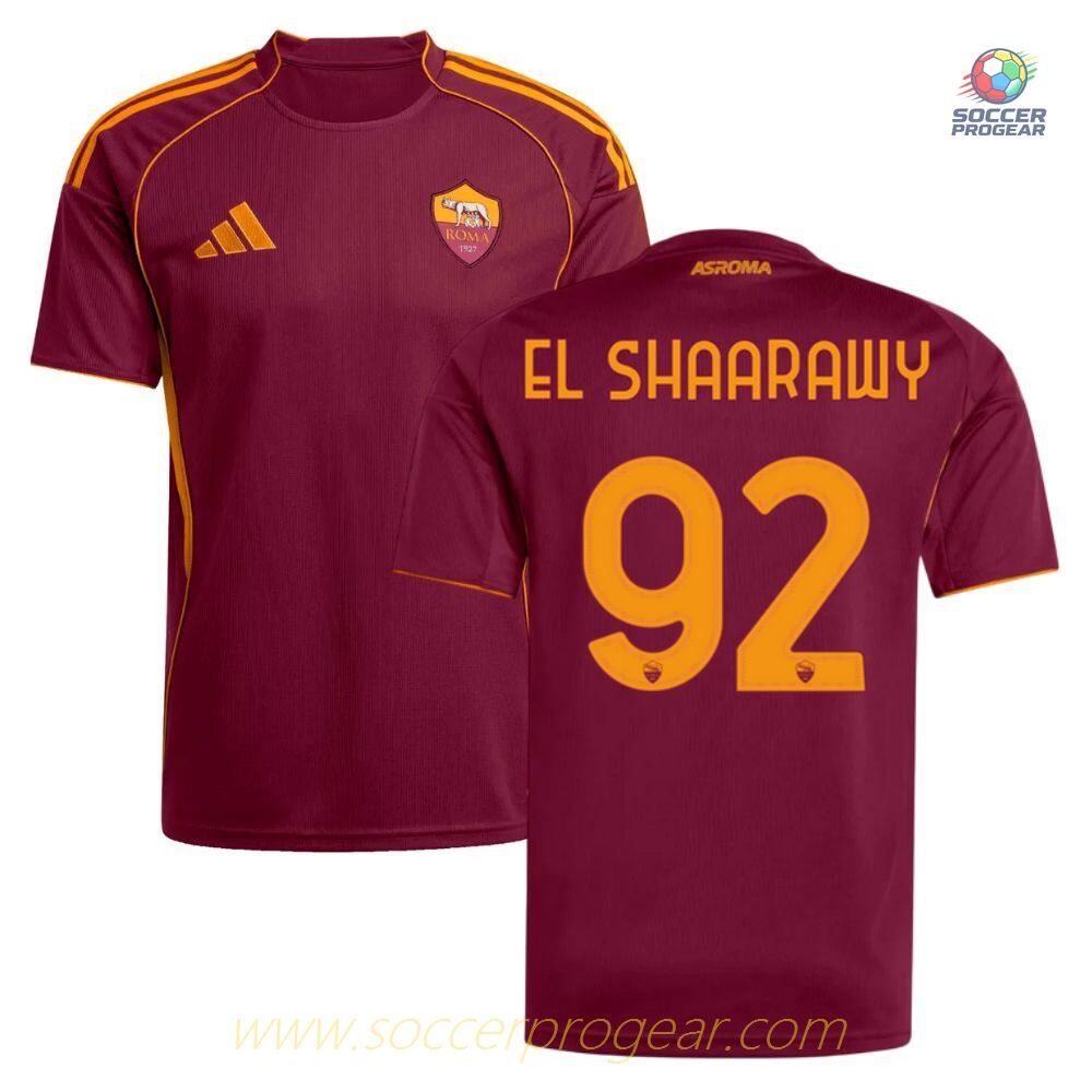 AS Roma Home Football Jersey 2025/26 Collection El Shaarawy