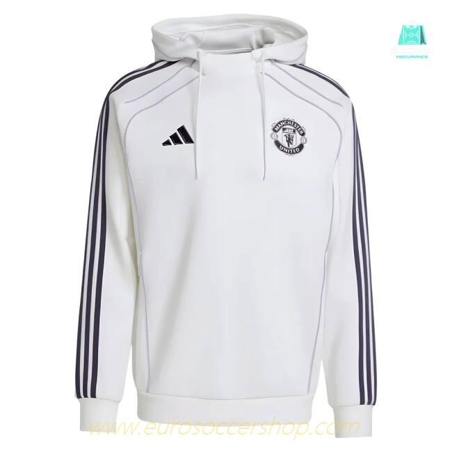 2025-2026 Man Utd UBP Doubleknit Hoody (White)