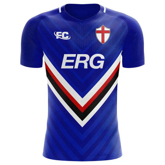 Sampdoria official style Home Shirt 2018-2019 (Men