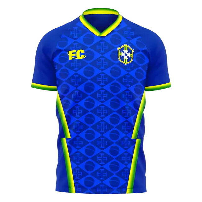 Updated Performance Brazil Away Football Shirt