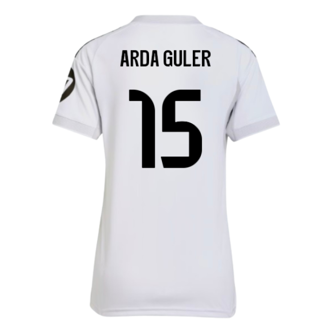 2025-2026 Real Madrid Football Club Home Kit (Arda Guler 15) (Womens)