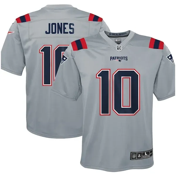 New England Patriots Game Football Jersey - Gray M | NFL fan gear