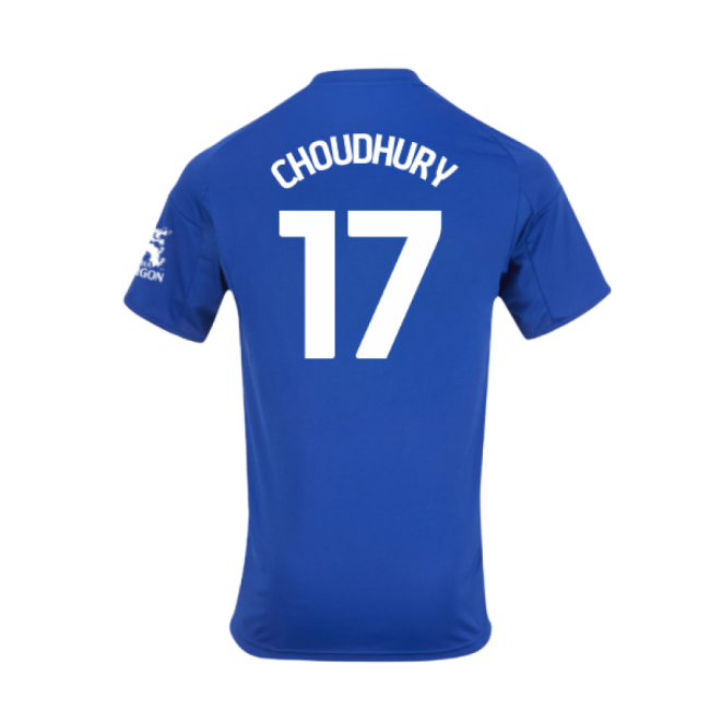 Genuine 2025-2026 Leicester City Home Shirt (Choudhury 17)