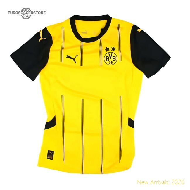 2024-2025 Borussia Dortmund Home Shirt (ladies) - Official Design