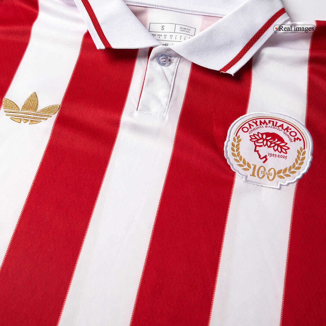 Olympiacos Soccer Jersey 2024/25 - 100th Anniversary Authentic Kit