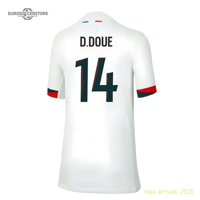Premium Top-Quality 2024-2025 Psg Away Shirt (Kids) (D.Doue 14)