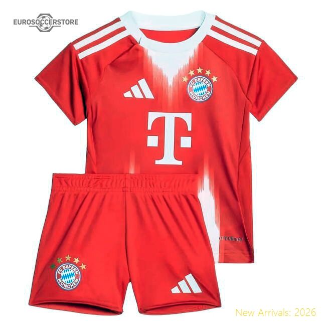 Top-Quality 2025-2026 Bayern Munich Home Baby Kit (Upamecano 2)