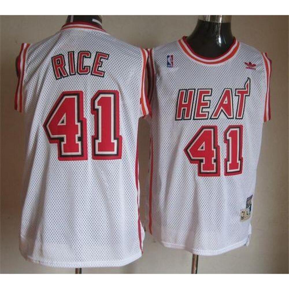 Fan Favorite Premium Men's Miami Heat #41 Glen White Basketball Jersey