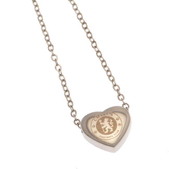 Chelsea FC Stainless Steel Heart Necklace (Limited Edition)