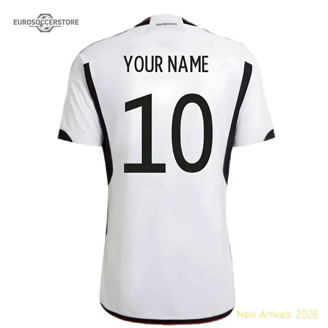 Genuine Germany 2022-2023 Home Short Sleeve Jersey Slim Ventilation