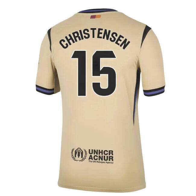 Barcelona Team Sleek Away Football Shirt (Christensen 15)