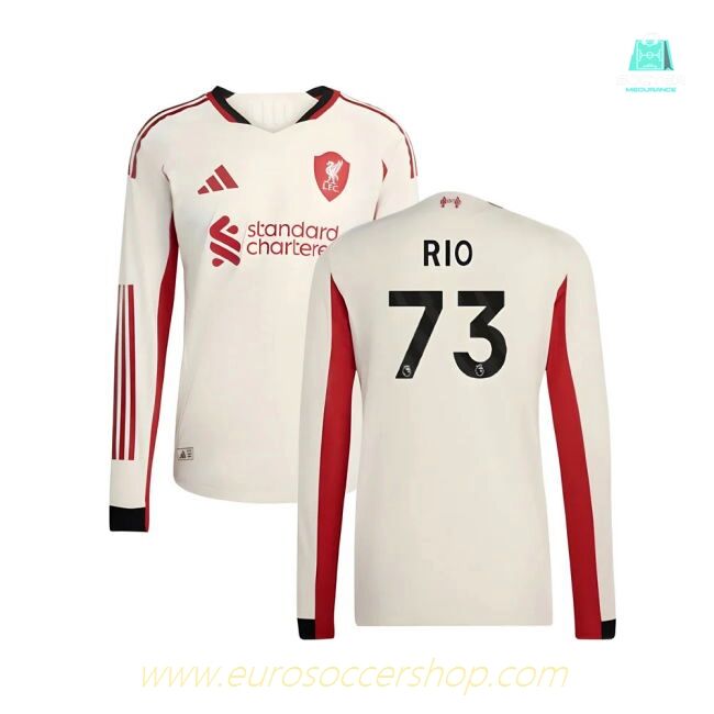 2025-2026 Liverpool Authentic Long Sleeve Away Shirt (Rio 73)
