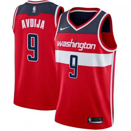 Wizards Deni Avdija #9 Superior 2024 Icon NBA Swingman Jersey Red
