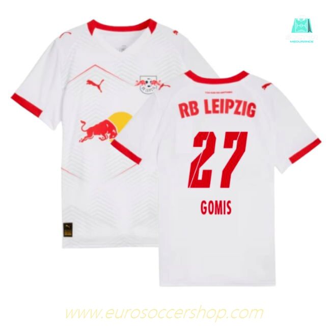 2025-2026 Red Bull Leipzig Home Shirt (Kids) (Gomis 27)