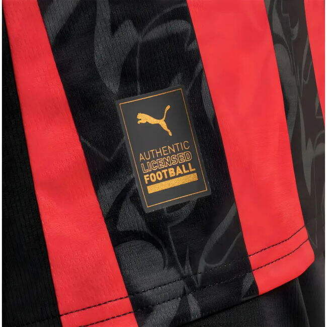 Ac Milan (acm) Official 2025-2026 Home Soccer Jersey - Match Quality