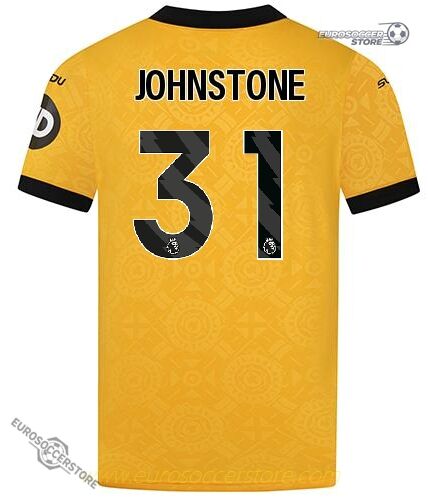 Wolverhampton Wanderers' 25-26 Home JOHNSTONE 31 Football Jersey