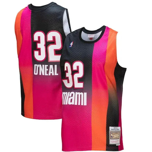 Shaquille O'Neal MIA Swingman Jersey - top-tier player-jersey - Black