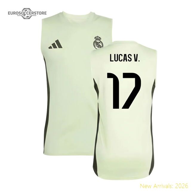Premium-grade 2025-2026 Real Madrid Sleeveless Training Jersey (alm