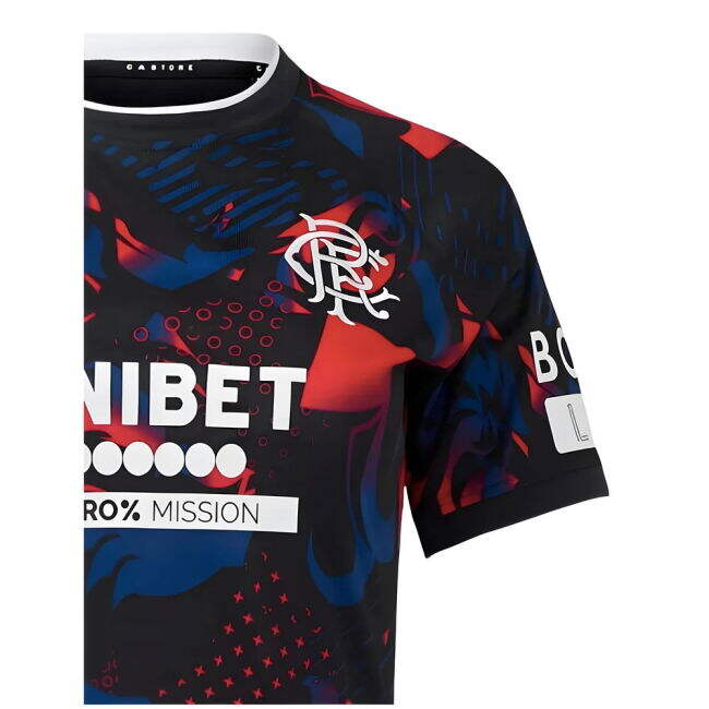 Rangers Fc Professional Grade Replica Modern Style Fan Shirt